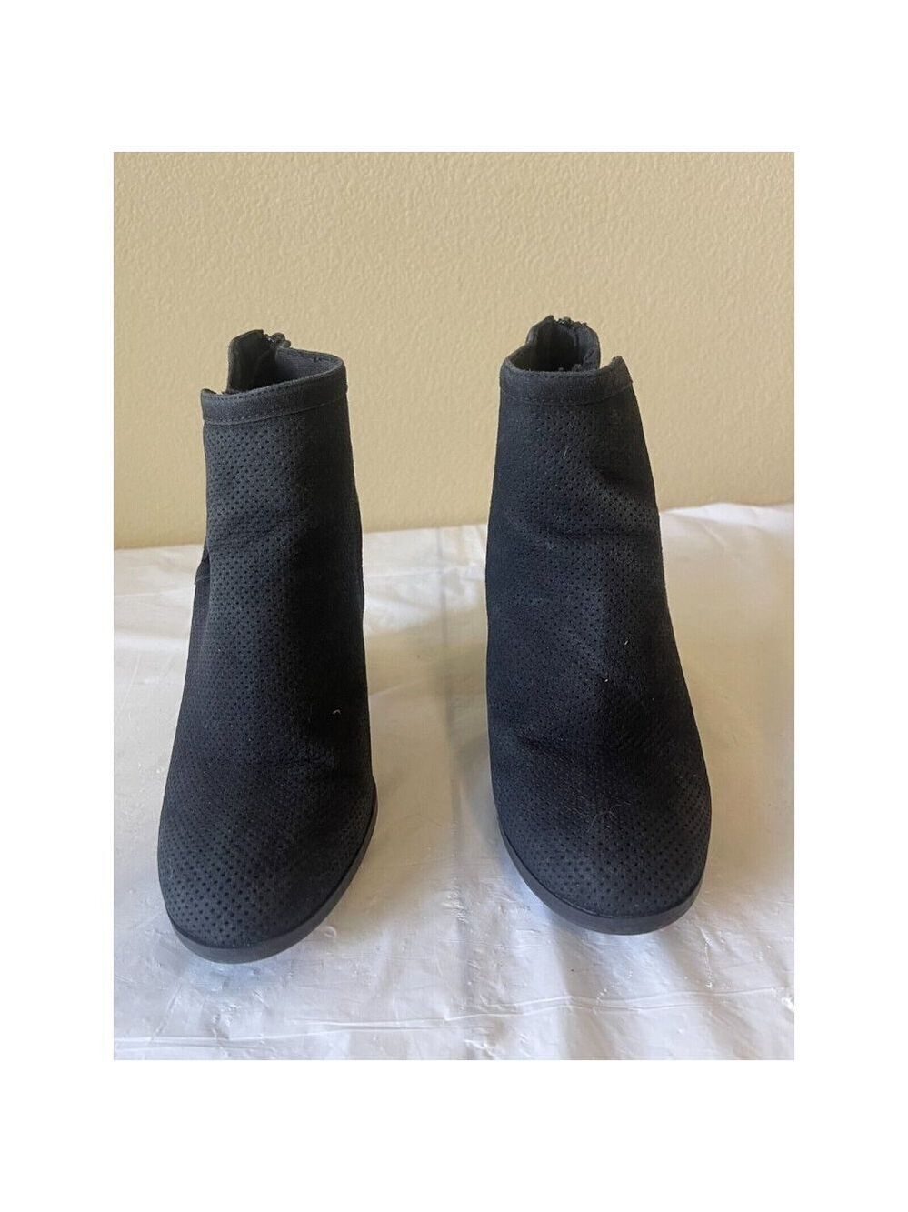 Call it spring  perforated ankle  boot  size 8 zip up